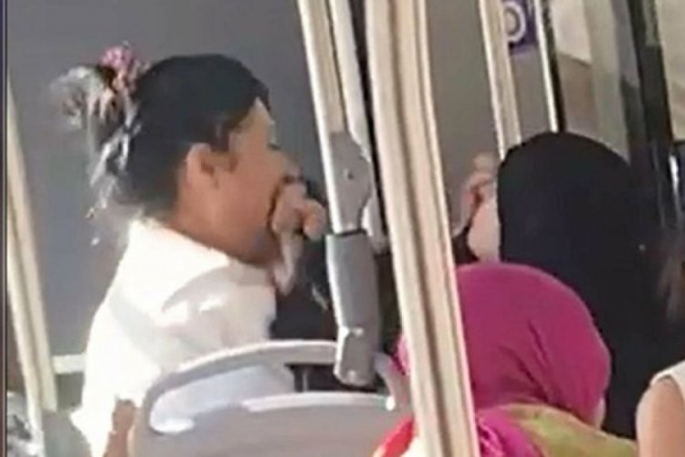 Otobüsteki kavgada gözaltına alınan kadına adli kontrol