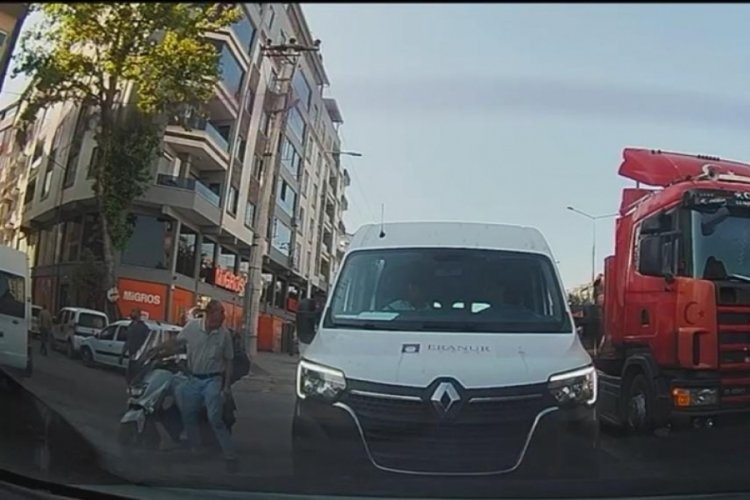 Bursa'da ilginç kaza! Ölümden döndü