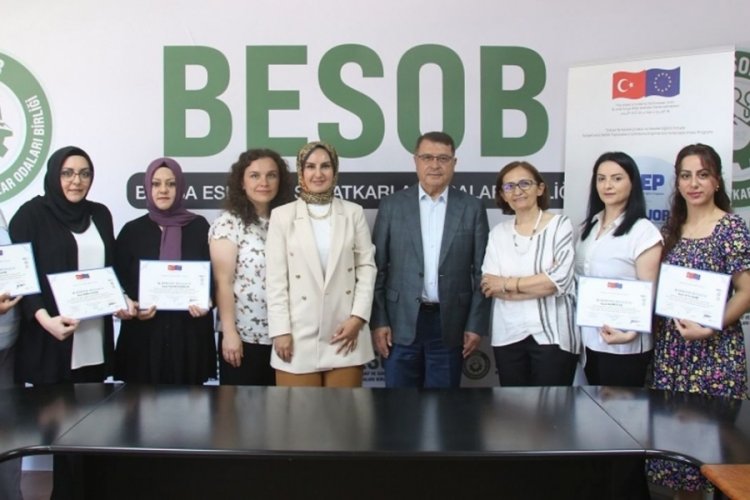 Kadın kaynak ustaları BESOB'da
