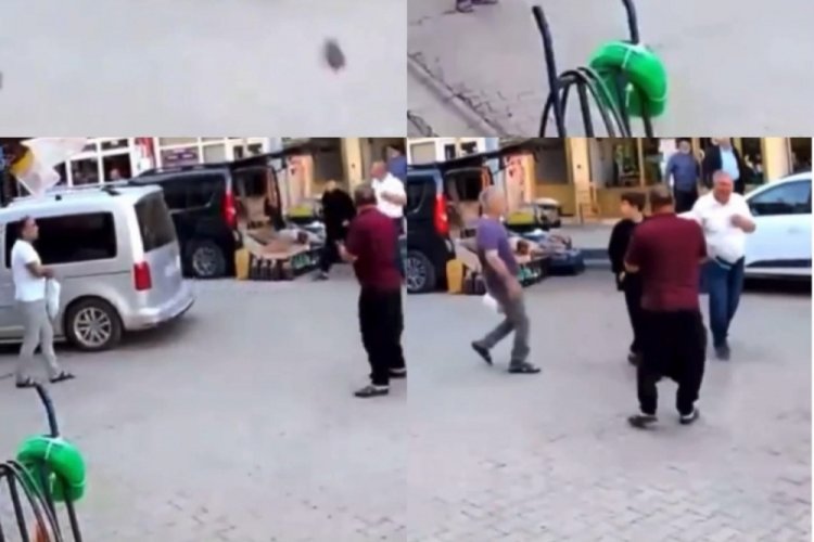 Deprem anındaki yaşanan panik güvenlik kamerasında