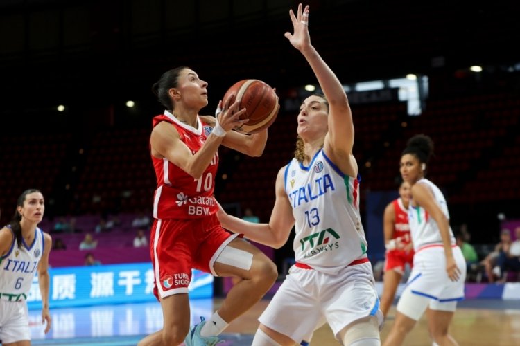 A Milli Kadın Basketbol Takımı, çeyrek finalde İtalya'ya kaybetti