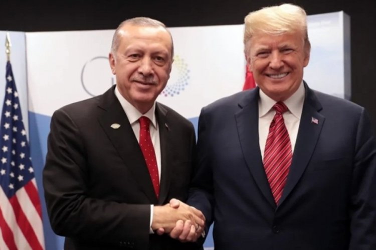 Cumhurbaşkanı Erdoğan, Donald Trump ile bir araya geldi
