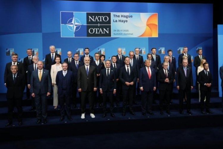 Zirveden beklenen kare geldi! Cumhurbaşkanı Erdoğan NATO zirvesinde