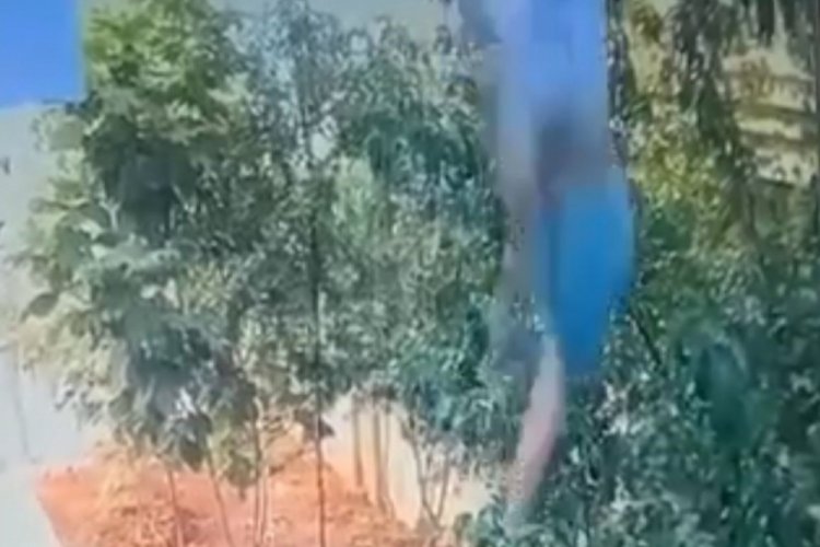 Gaziantep'te hamile kadının 3. kattan düşme anına ait kamera görüntüleri ortaya çıktı