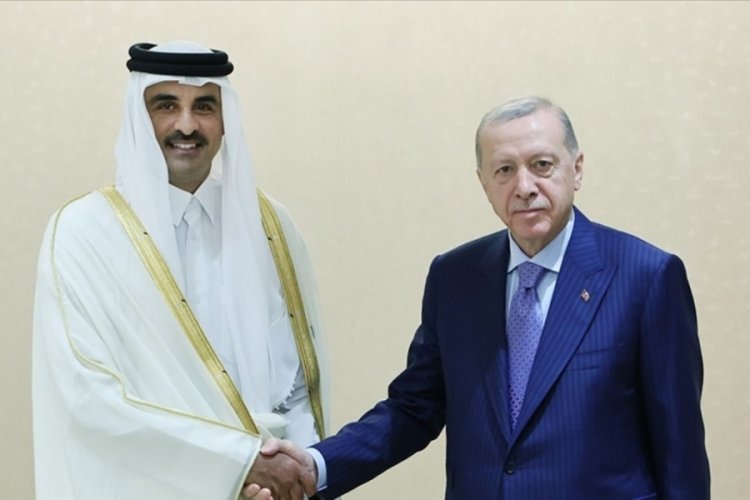 Cumhurbaşkanı Erdoğan Katar Emiri ile görüştü