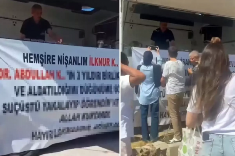 Aldatıldığını suçüstü öğrenen adam lokma dağıttı!