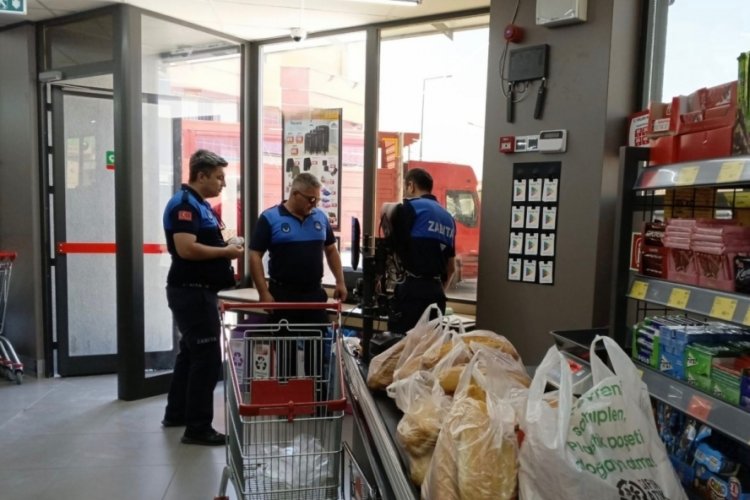 Gemlik'te zincir marketlere eksik gramajlı ekmek cezası