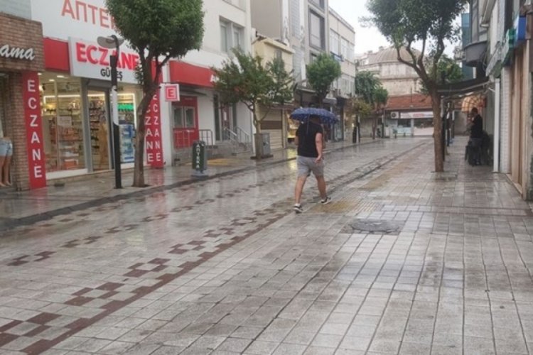 Kırklareli'de sağanak yağış etkili oldu