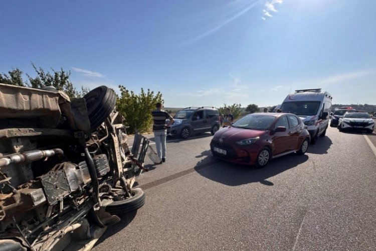 Bursa yolu bir anda savaş alanına döndü!