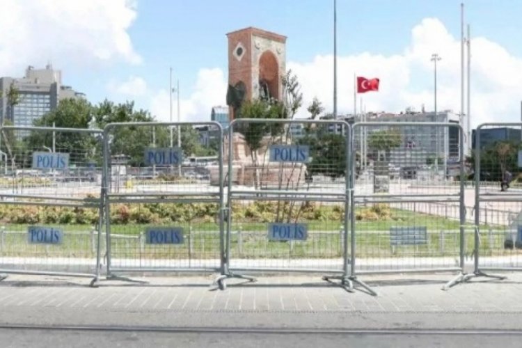 Taksim Meydanı yaya girişine kapatıldı