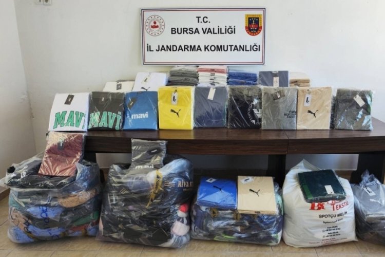 Bursa'da kıyafet operasyonu! Tam 2 milyon değerinde...