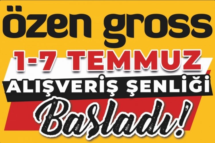 Bursa'nın en ucuz marketinde alışveriş şenliği başladı! Özen Gross'ta indirim rüzgarı...