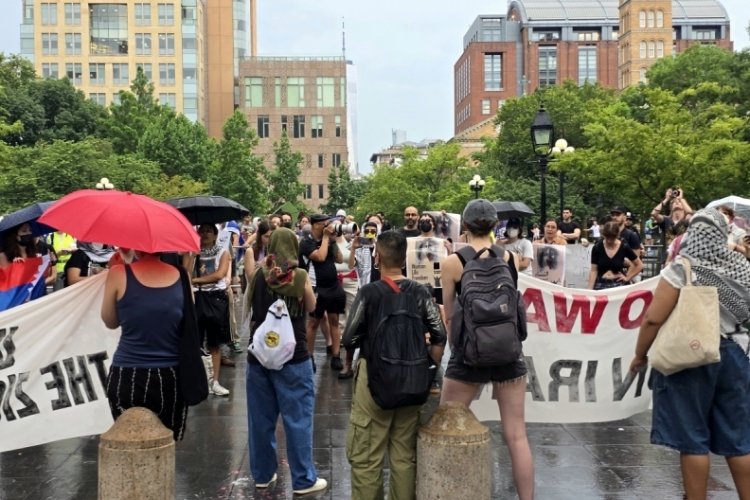 New York'ta Trump ve Netanyahu karşıtı protesto