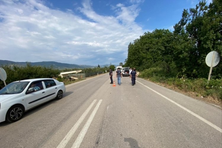 Bursa'da minibüste panik anları!