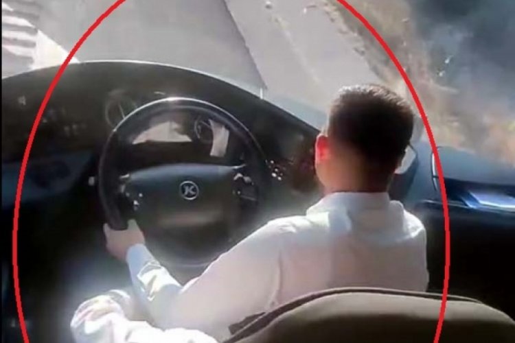 Şoförü rahatsızlanan otobüsü durdurup, kazayı önledi