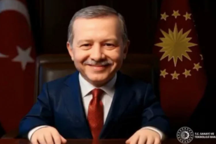 Cumhurbaşkanı Erdoğan ve bakanları yapay zeka canlandırdı