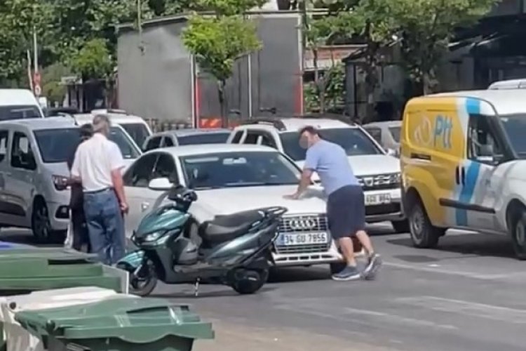 Bursa'da trafik terörü! Anbean kamerada...