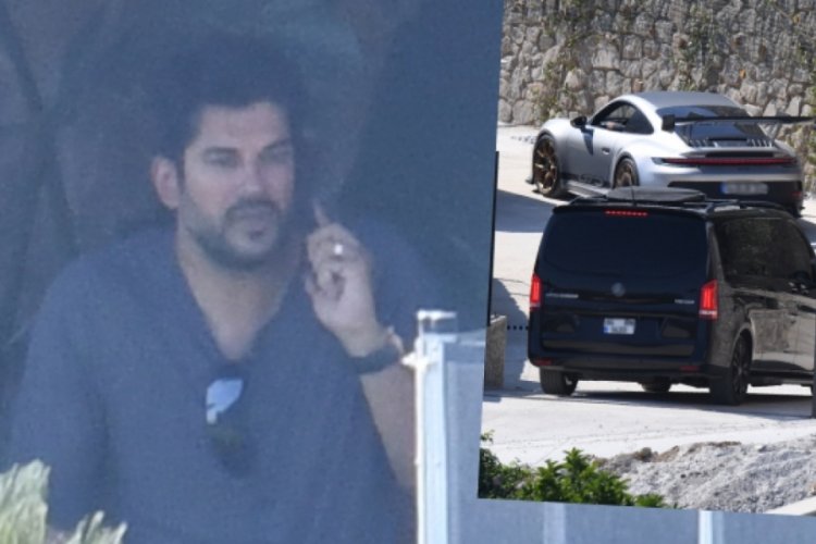 Burak Özçivit tatile milyonluk araçlarını da götürdü