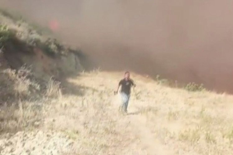Orman yangınında alevlerin arasında kaldı! "Sanki etim eriyor gibiydi"
