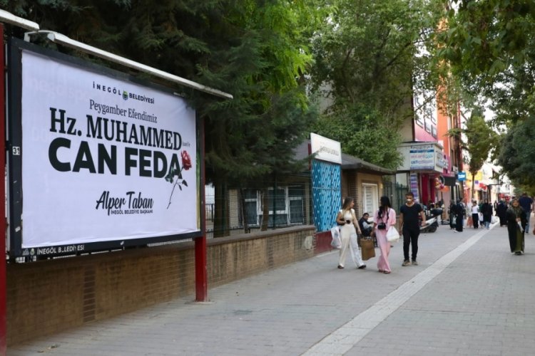 Bursa İnegöl Belediyesi'nden duygulandıran mesaj