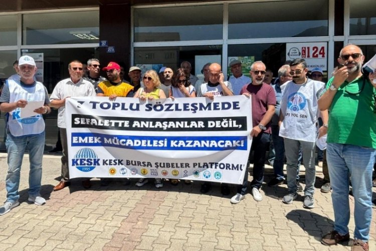 KESK Bursa'dan seslendi: İnsanca yaşamak istiyoruz 
