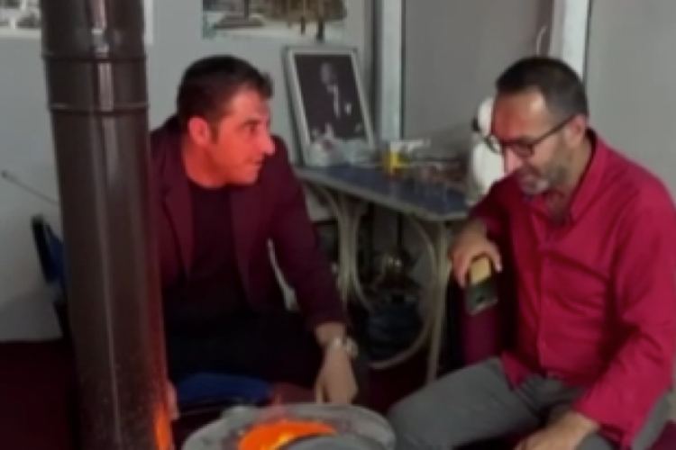 Temmuz başında soba yaktılar!