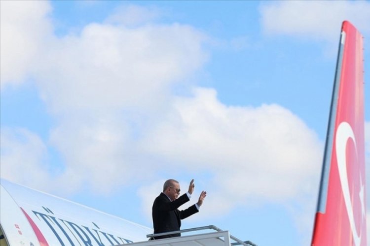 Cumhurbaşkanı Erdoğan, Azerbaycan'a gitti