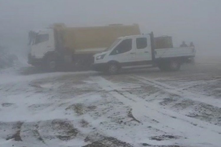 Soğanlı Dağı'nda tipi ve fırtına etkili oluyor