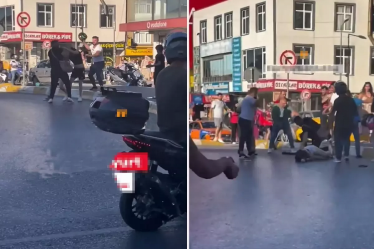 Tartıştıkları kadınları, motor kaskıyla darbetti
