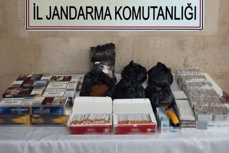 3 bin 500 bandrolsüz sigara ele geçirildi