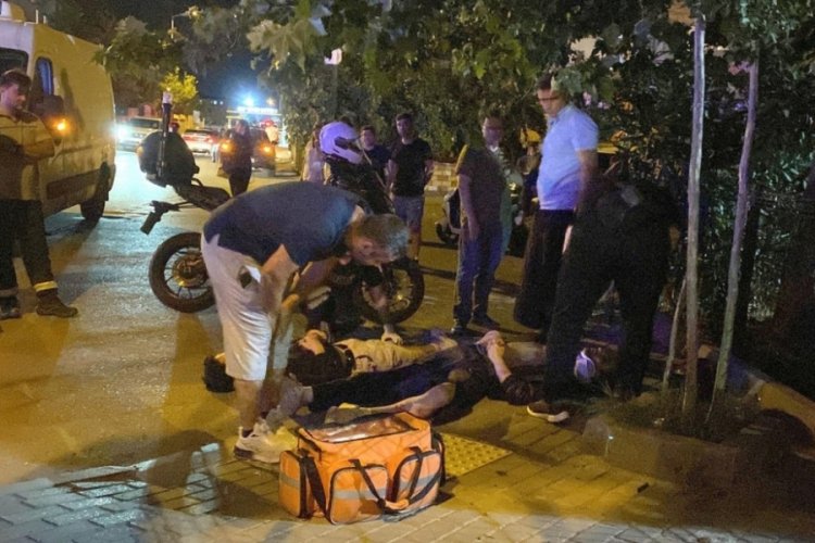 Polisten kaçan motosiklet kabusu yaşadı!