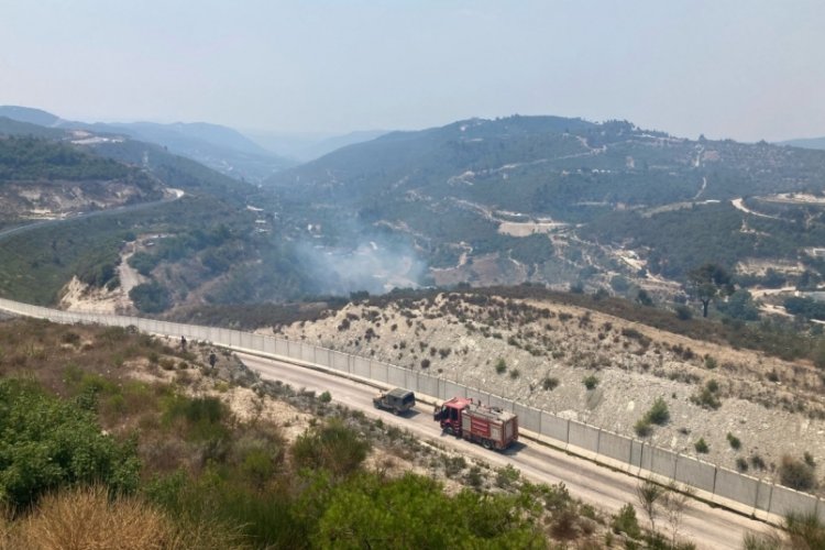 Sınırda yangın teyakkuzu