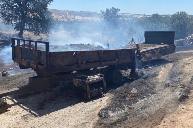 Bir orman yangını daha: Havan karadan müdahale...