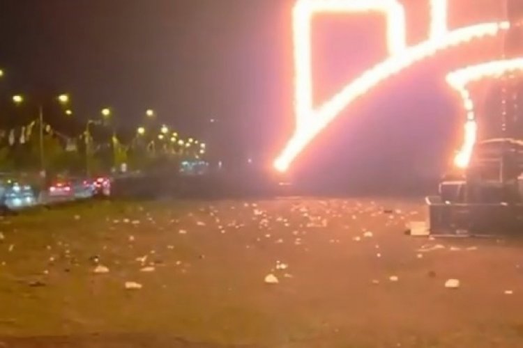 Bursa'da Kültür Yolu Festivali'nde arbede