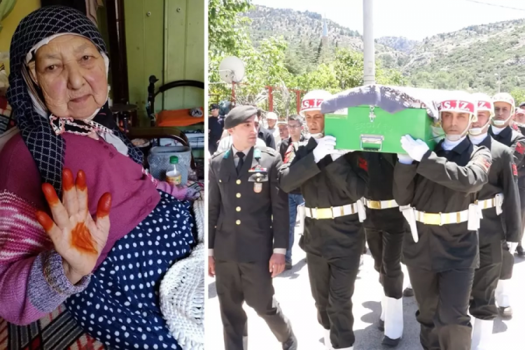 Şehit annesinin vasiyeti yerine getirildi!