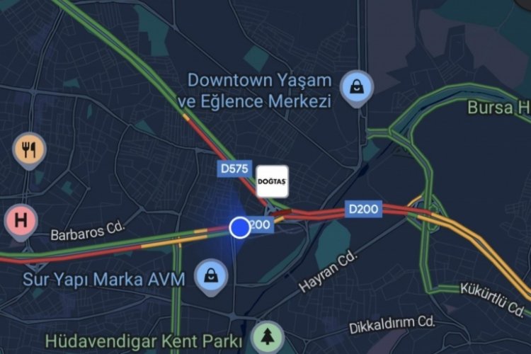 Bursa'da her yer kıpkırmızı!