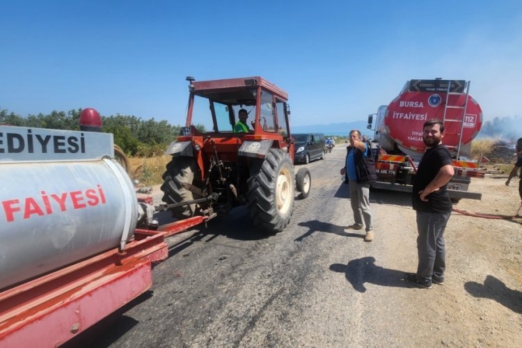 Bursa'da tekrar başlayan yangın hakkında flaş gelişme! Seferber oldular