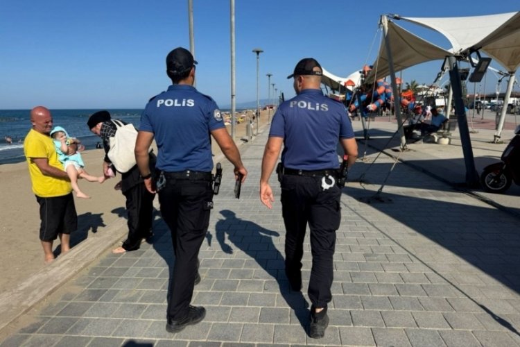 Karasu Sahili'nde hırsızlık olaylarına karşı emniyetten yoğun önlem