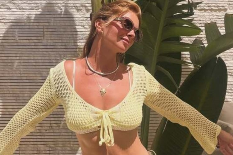 Pelin Karahan'ın tatil paylaşımı