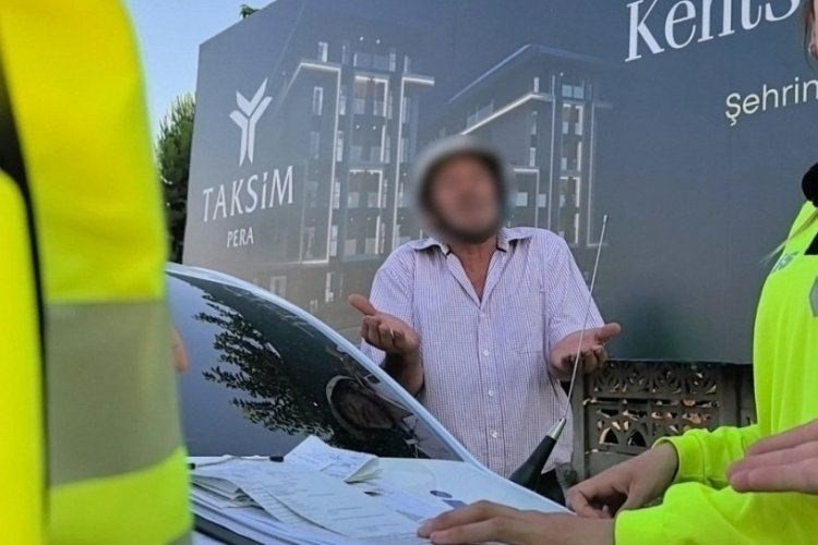 Bursa'da alkollü yakalandı! "Sanki cinayet mi işledik?"