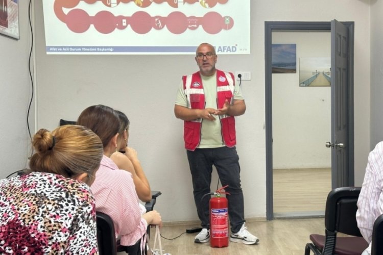 OBAK'tan ADEM yeni dönem kursiyerlerine afet bilinçlendirme eğitimi
