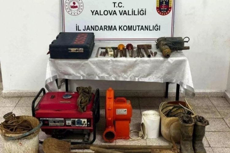 Jandarmadan definecilere suçüstü!