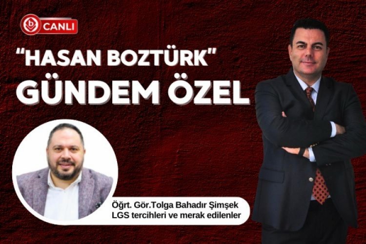 Gündem Özel'in konuğu Tolga Bahadır Şimşek