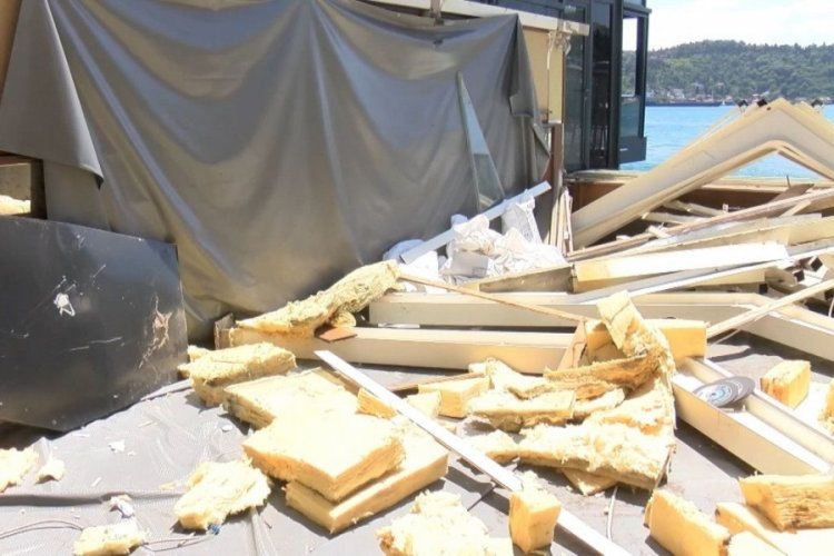 İstanbul Boğazı'ndaki kaçak yapıların yıkım çalışmaları başladı