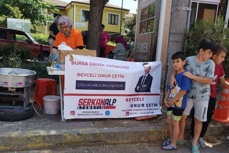 Bursa'da çocukları sevindiren hareket!