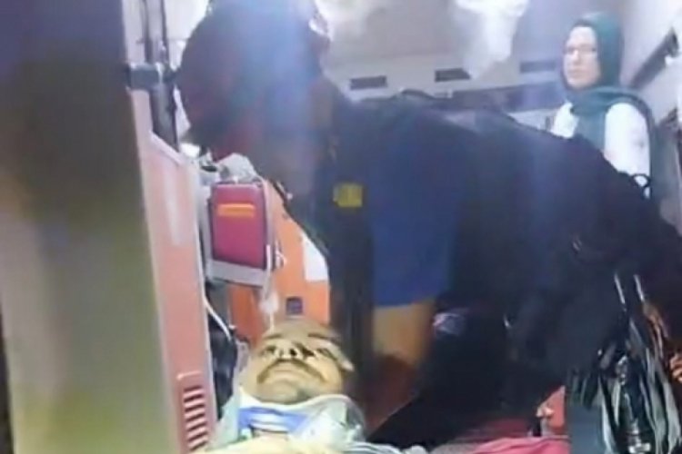 5 metre yükseklikten mağaraya düşen genç kurtarıldı