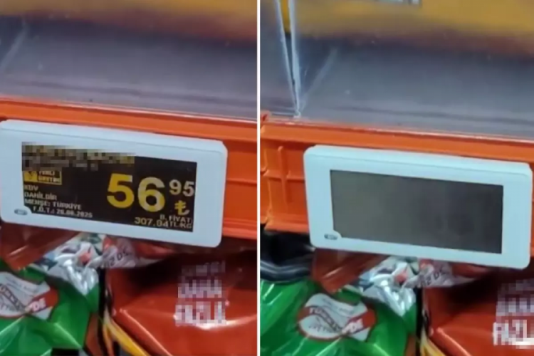 Marketteki etiketi görenler, bir farklılık olduğunu anladı!