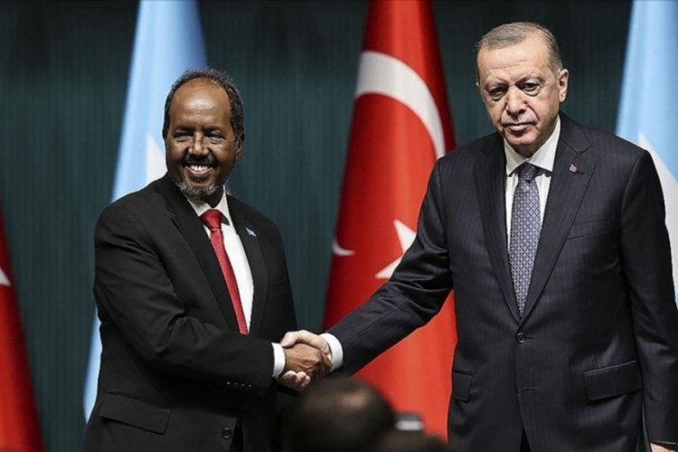 Cumhurbaşkanı Erdoğan, Somali Cumhurbaşkanı Mahmud ile görüştü 