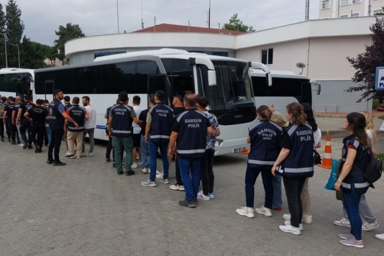 Samsun merkezli yasa dışı bahis operasyonunda 19 kişi tutuklandı