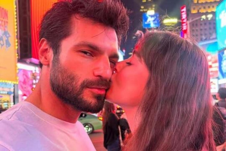  Serkan Çayoğlu ile Özge Gürel, New York'ta aşk tazeledi